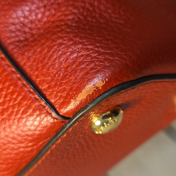 Michael Kors Joan Slouchy Shoulder Bag, Red - Picture 6 of 14